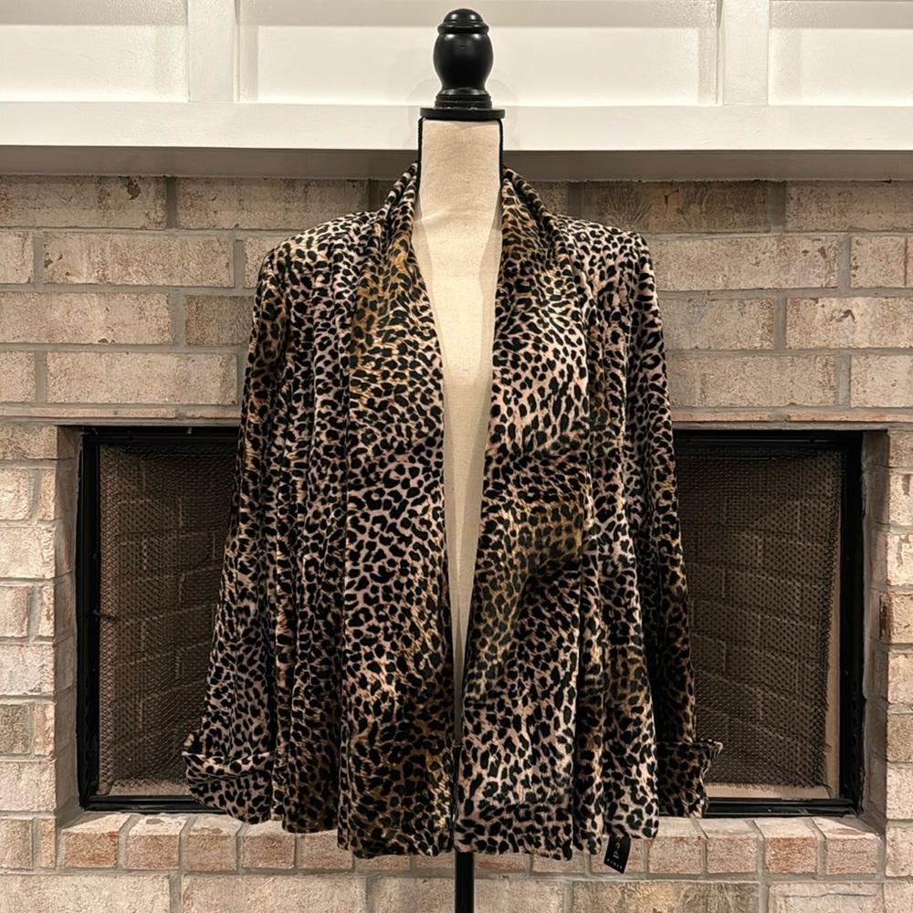 Animal Print Swing Coat